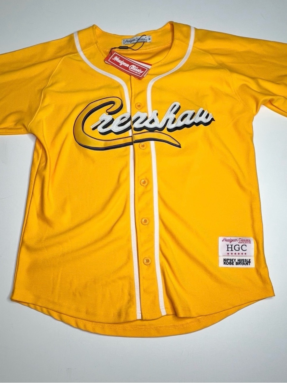 Headgear Classics x Nipsey Hussle x Kobe Bryant Crenshaw baseball jersey Medium